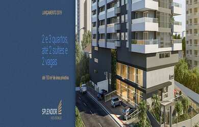 Imagem: O apartamento possui 2 Dormitórios, 1 Banheiro, 1 Vaga na garagem