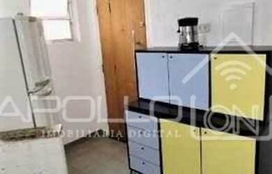 Imagem: O apartamento possui 1 Dormitório, 2 Banheiros, 1 Vaga na garagem