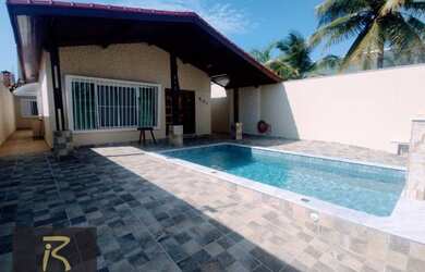 Imagem 1: linda casa terrea a 300 metros da praia, 114 m² por R$ 500 - Estancia...