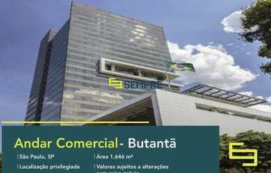 Imagem 1: Laje corporativa para locação com 1.646m² e 40 vagas em SP