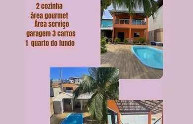 Imagem: A casa possui 4 Dormitórios, 5 Banheiros, 4 Vagas na garagem