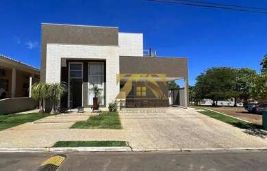 Imagem: A casa em condomínio possui 4 Dormitórios, 5 Banheiros, 4