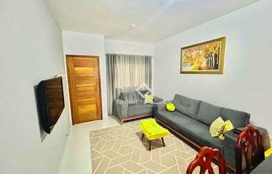 Imagem: A casa possui 3 Dormitórios, 2 Banheiros, 2 Vagas na garagem