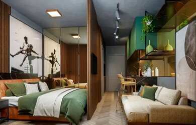 Imagem 2: Studio para aluguel possui 25 metros quadrados com 1 quarto em Vila Olímpia...