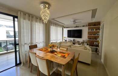 Imagem: O apartamento na cobertura possui 4 Dormitórios, 4 Banheiros