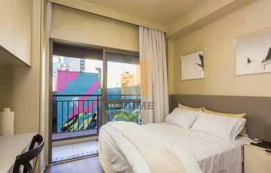 Imagem: O apartamento possui 1 Dormitório, 1 Banheiro e 21m² de Área