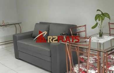 Imagem: O studio possui 1 Dormitório, 1 Banheiro, 1 Vaga na garagem