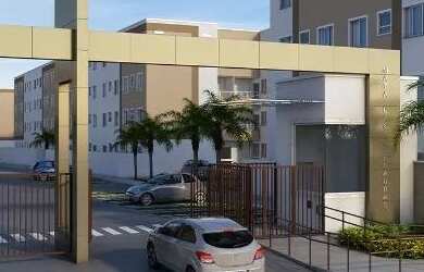 Imagem: O apartamento possui 2 Dormitórios, 1 Banheiro, 1 Vaga na garagem