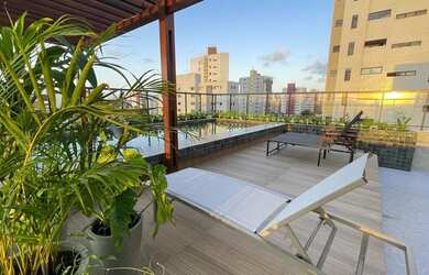 Imagem 2: Flat mobiliado na praia. Piscina, Churrasqueira, Imóvel mobiliadoeAr-condicionado