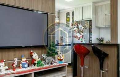 Imagem: O apartamento possui 2 Dormitórios, 1 Banheiro, 1 Vaga na garagem