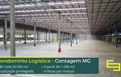 Imagem: O depósito possui 7.571m² de Área e está localizado em