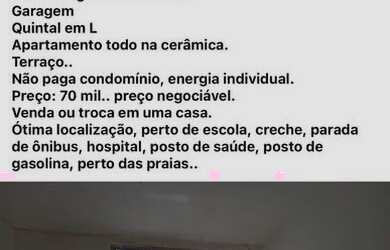 Imagem: O apartamento possui 2 Dormitórios, 1 Banheiro e 1 Vaga na