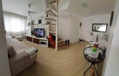 Imagem: O apartamento na cobertura possui 4 Dormitórios, 3 Banheiros