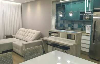 Imagem: O apartamento possui 2 Dormitórios, 2 Banheiros, 1 Vaga na