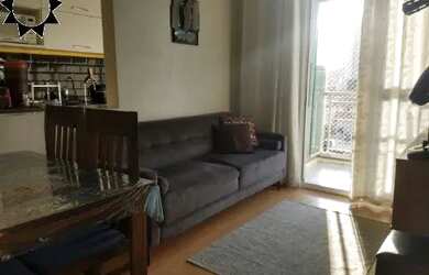 Imagem: O apartamento possui 2 Dormitórios, 1 Banheiro, 1 Vaga na garagem