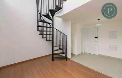 Imagem: O apartamento possui 1 Dormitório, 2 Banheiros, 1 Vaga na garagem