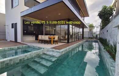 Imagem: A casa em condomínio possui 4 Dormitórios, 4 Banheiros, 2