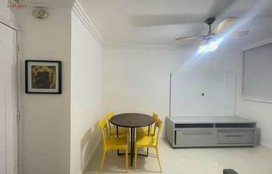 Imagem: O apartamento possui 2 Dormitórios, 1 Banheiro, 1 Vaga na garagem