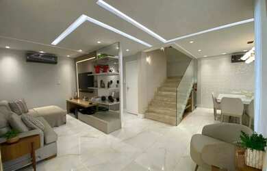 Imagem: A casa em condomínio possui 3 Dormitórios, 2 Banheiros, 3