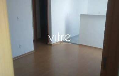 Imagem: O apartamento possui 2 Dormitórios, 1 Banheiro, 1 Vaga na garagem