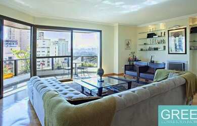 Imagem: O apartamento para alugar possui 4 Dormitórios, 4 Banheiros