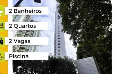 Imagem: O apartamento possui 2 Dormitórios, 2 Banheiros, 1 Vaga na
