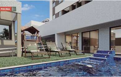 Imagem: O apartamento possui 3 Dormitórios, 1 Banheiro, 1 Vaga na garagem