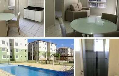 Imagem: O apartamento possui 2 Dormitórios, 1 Banheiro, 1 Vaga na garagem