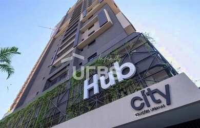 Imagem: O apartamento possui 1 Dormitório, 1 Banheiro, 1 Vaga na garagem