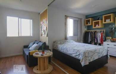 Imagem: O apartamento possui 1 Dormitório, 1 Banheiro, 35m² de Área