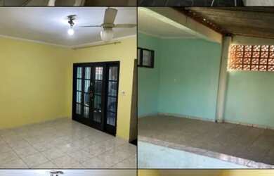 Imagem: A casa possui 3 Dormitórios, 2 Banheiros, 2 Vagas na garagem