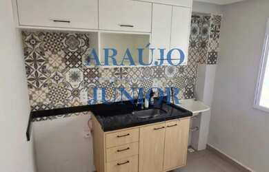 Imagem: O apartamento possui 2 Dormitórios, 1 Banheiro, 1 Vaga na garagem