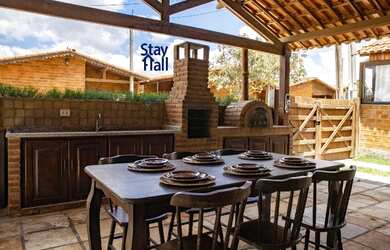 Imagem 9: Casa em Gravata com Piscina e Churrasqueira e Forno de Pizza - SH010