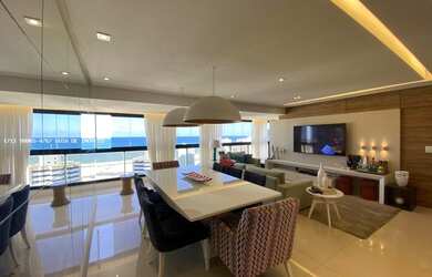 Imagem: O apartamento na cobertura possui 3 Dormitórios, 5 Banheiros