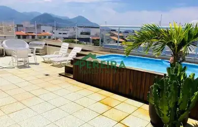 Imagem: O apartamento na cobertura possui 4 Dormitórios, 5 Banheiros