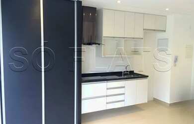 Imagem: O apartamento possui 1 Dormitório, 1 Banheiro, 1 Vaga na garagem