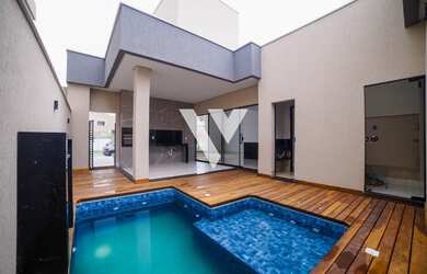 Imagem: A casa em condomínio possui 4 Dormitórios, 1 Banheiro, 235m²