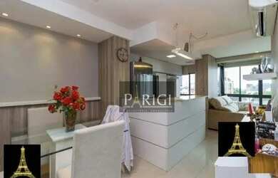 Imagem: O apartamento possui 1 Dormitório, 2 Banheiros, 1 Vaga na garagem