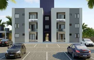 Imagem: O apartamento possui 2 Dormitórios, 1 Banheiro, 1 Vaga na garagem