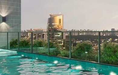 Imagem: O apartamento possui 1 Dormitório, 1 Banheiro, 1 Vaga na garagem