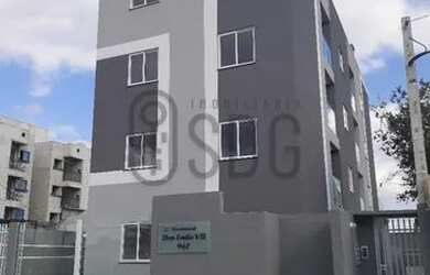 Imagem: O apartamento possui 2 Dormitórios, 1 Banheiro, 1 Vaga na garagem