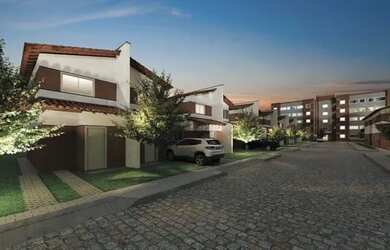 Imagem: A casa em condomínio possui 2 Dormitórios, 1 Banheiro, 1 Vaga