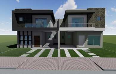 Imagem: A casa em condomínio possui 3 Dormitórios, 3 Banheiros, 2