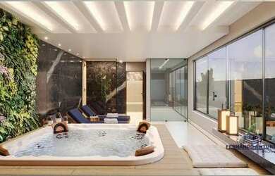 Imagem: O apartamento na cobertura possui 2 Dormitórios, 3 Banheiros