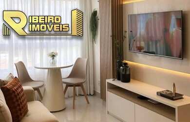 Imagem: O apartamento possui 2 Dormitórios, 1 Banheiro, 1 Vaga na garagem