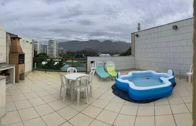 Imagem: O apartamento na cobertura possui 5 Dormitórios, 4 Banheiros