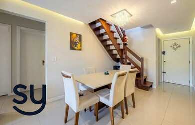 Imagem 6: Ótima cobertura reformada com 186,00m² privativos, semi mobiliada, 3...