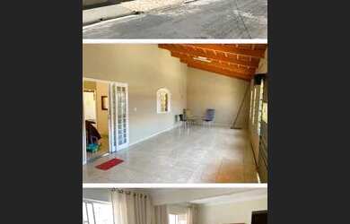 Imagem: A casa possui 4 Dormitórios, 2 Banheiros, 2 Vagas na garagem