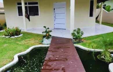 Imagem: A casa em condomínio possui 4 Dormitórios, 5 Banheiros, 4