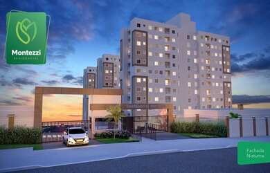 Imagem: O apartamento possui 2 Dormitórios, 1 Banheiro, 1 Vaga na garagem